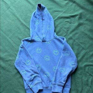 Wonder Nation Blue Hoodie with Fun Pattern